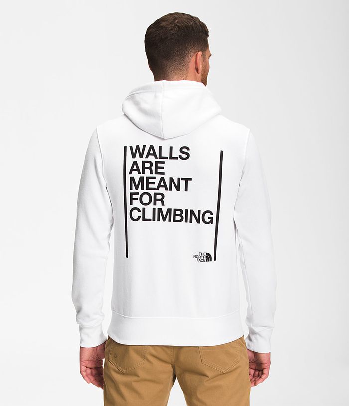 Sudadera Con Capucha The North Face Hombre Walls Pullover - Colombia GKQXIB830 - Blancas